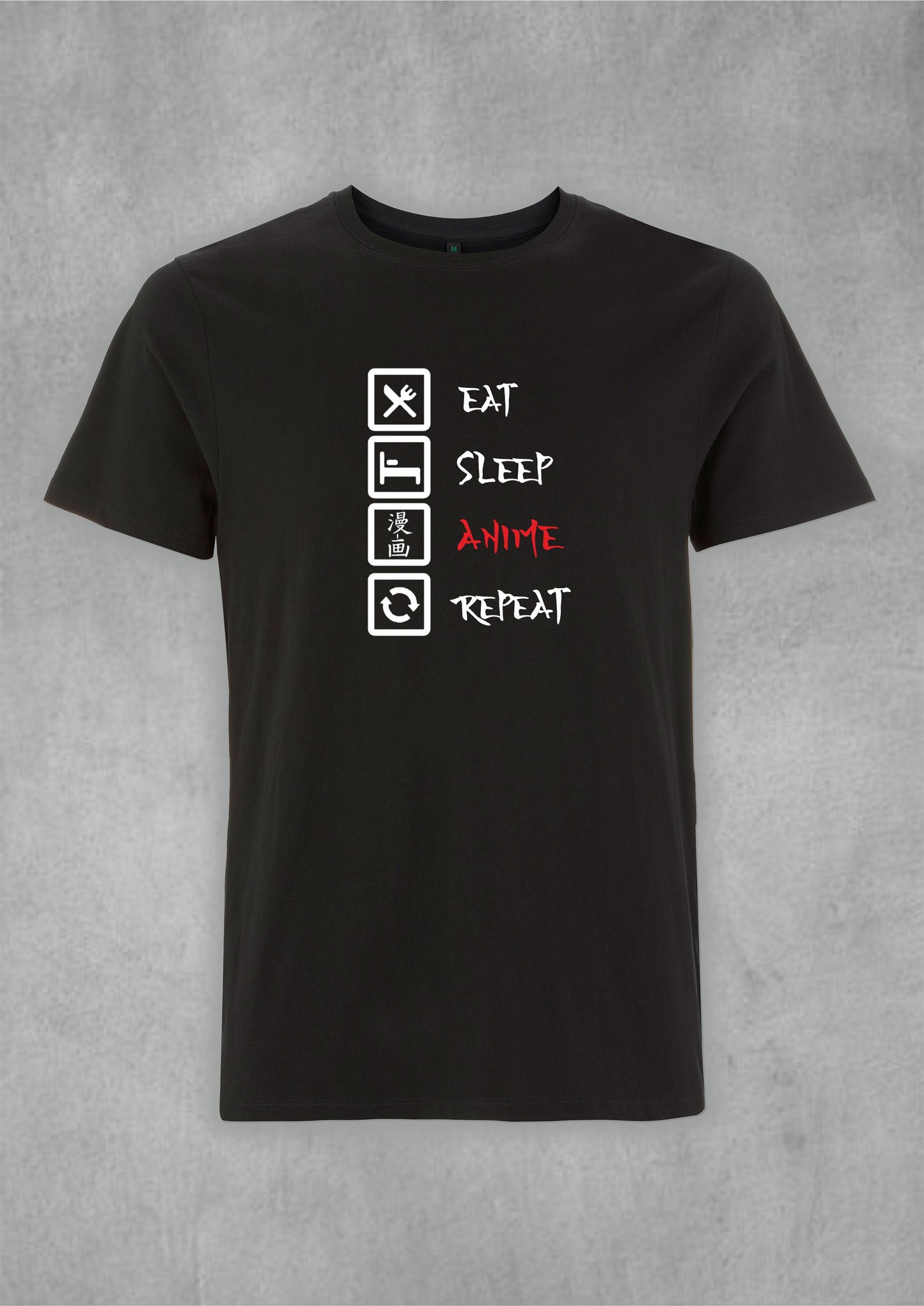 T-Shirt eat sleep anime repeat